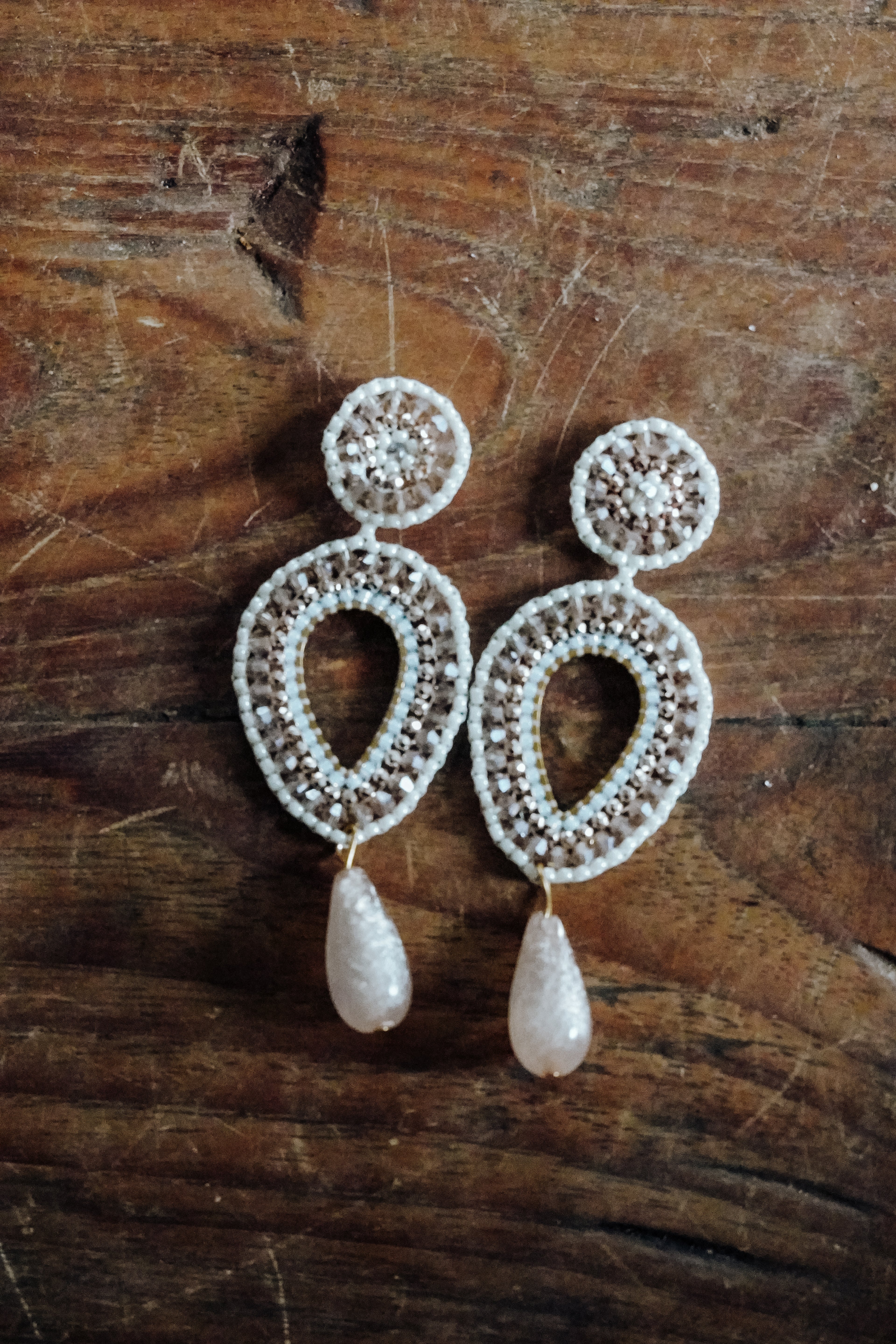 Ohrringe „Mima“ in weiß