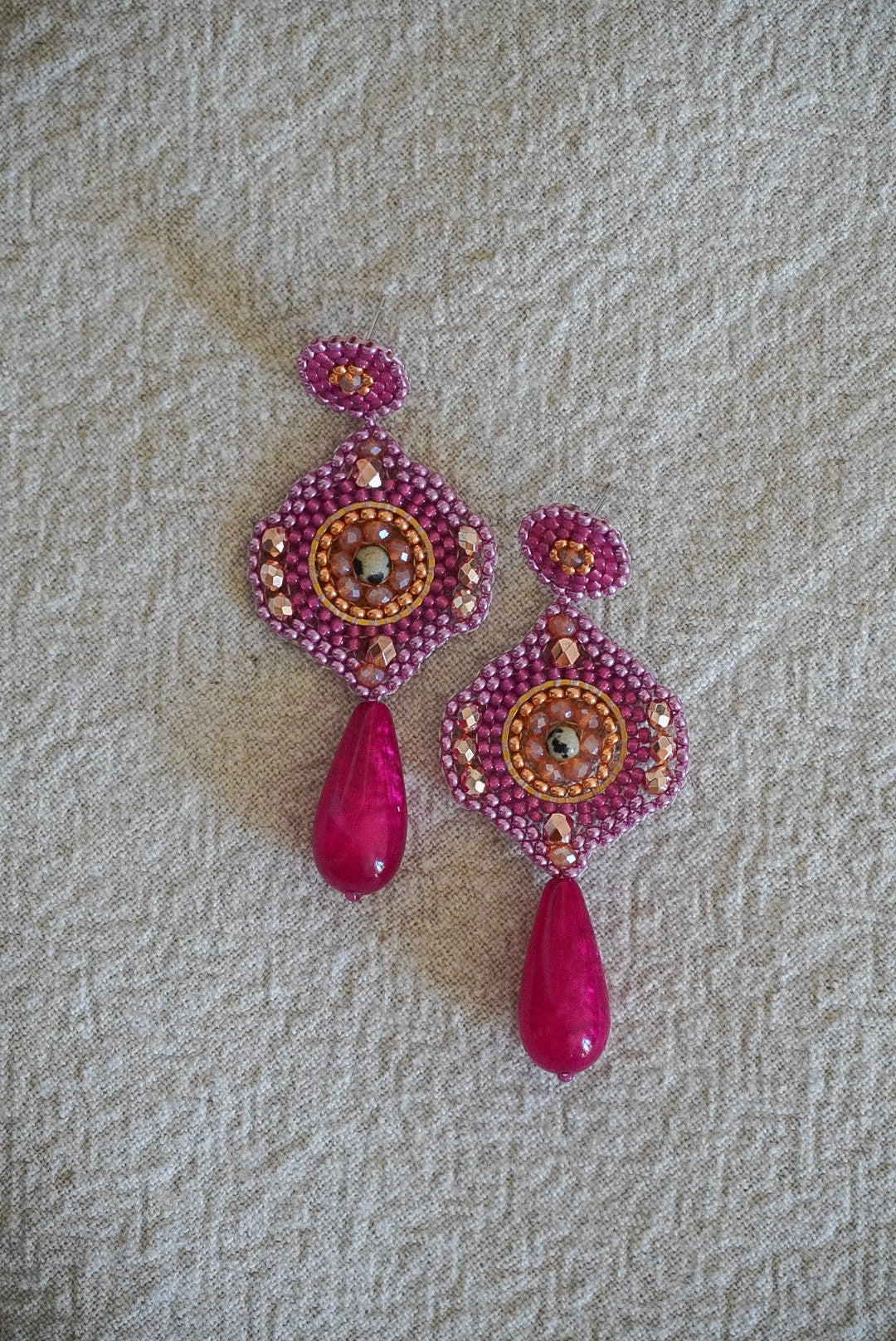 Modell "Alexandra" in orange/pink