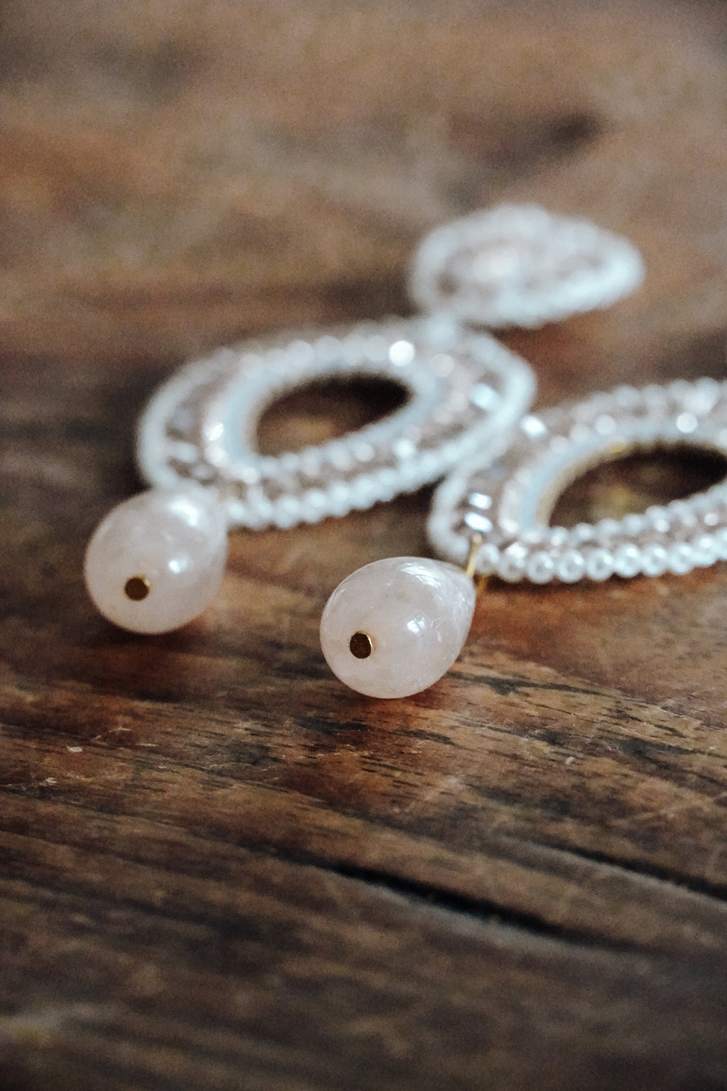 Ohrringe „Mima“ in weiß