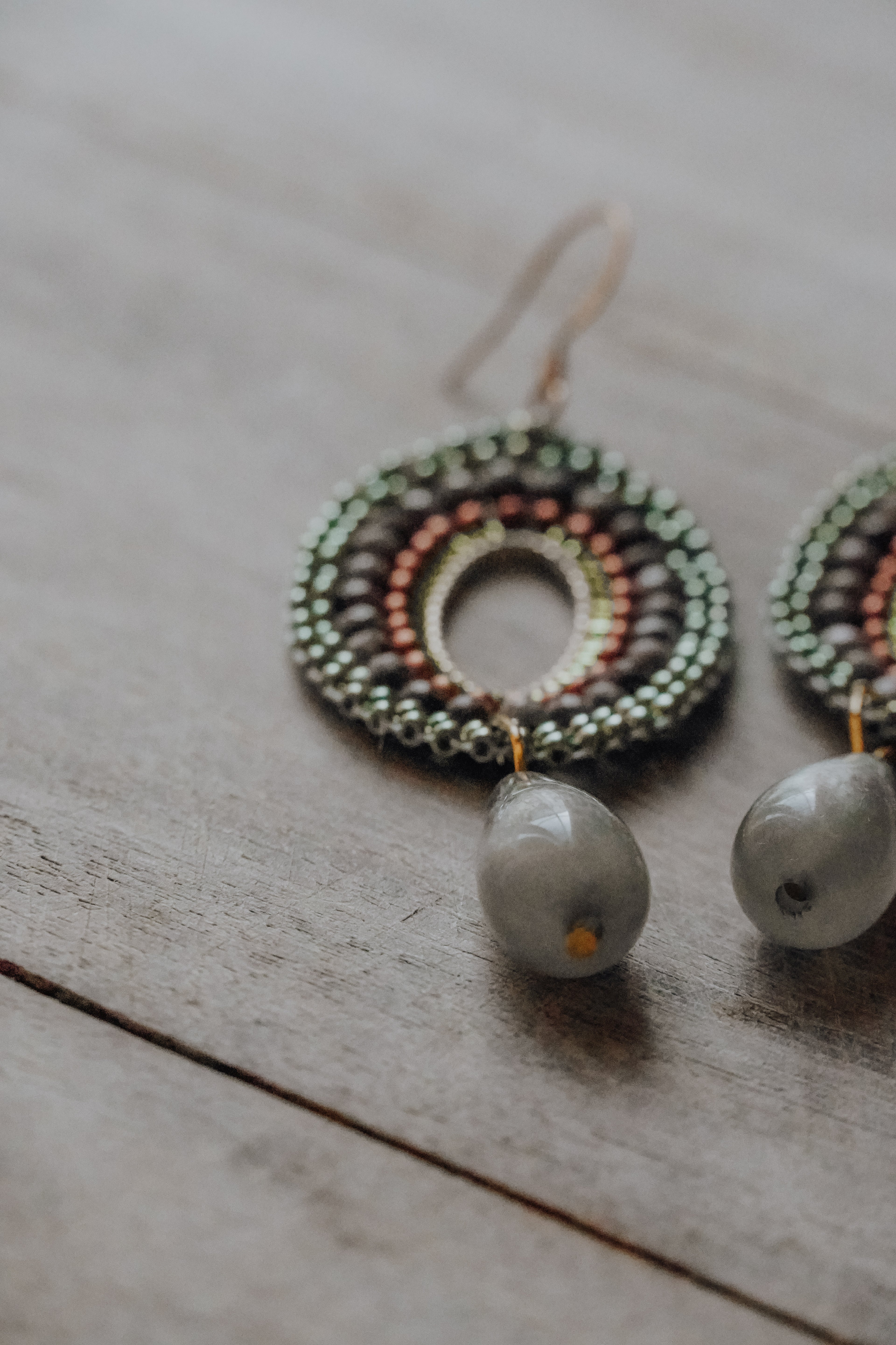 Handgenähte Ohrringe „Lilly“