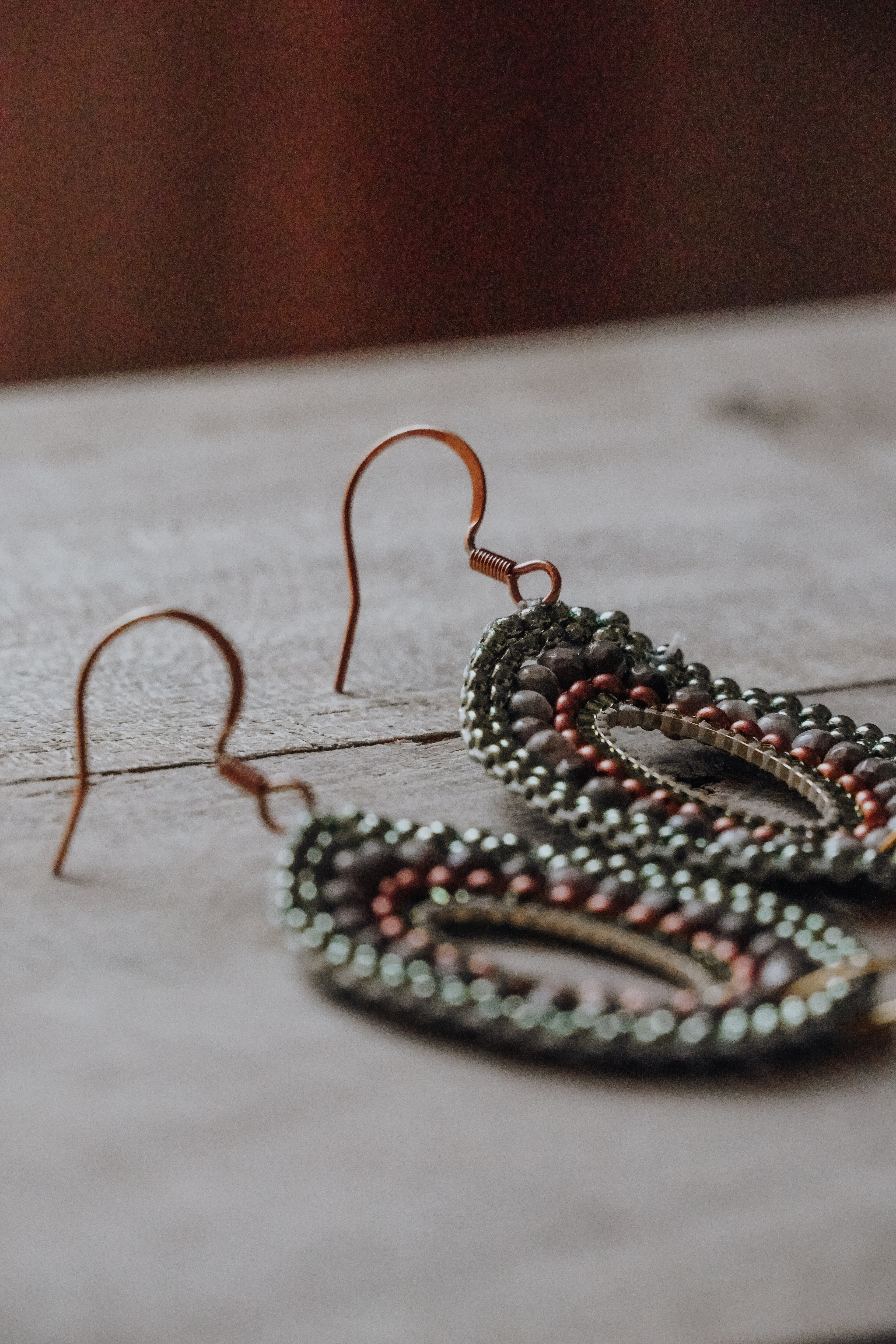 Handgenähte Ohrringe „Lilly“