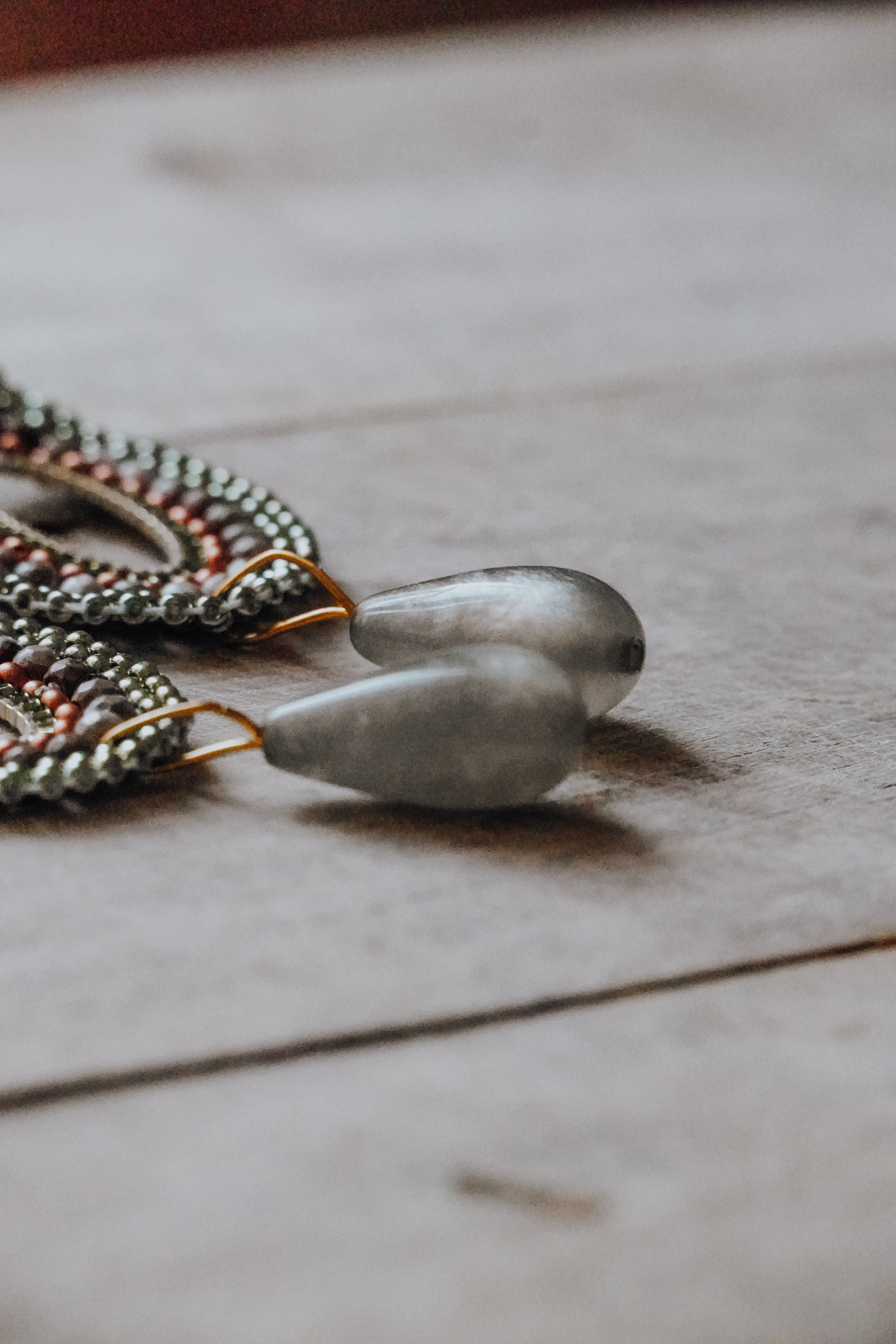 Handgenähte Ohrringe „Lilly“