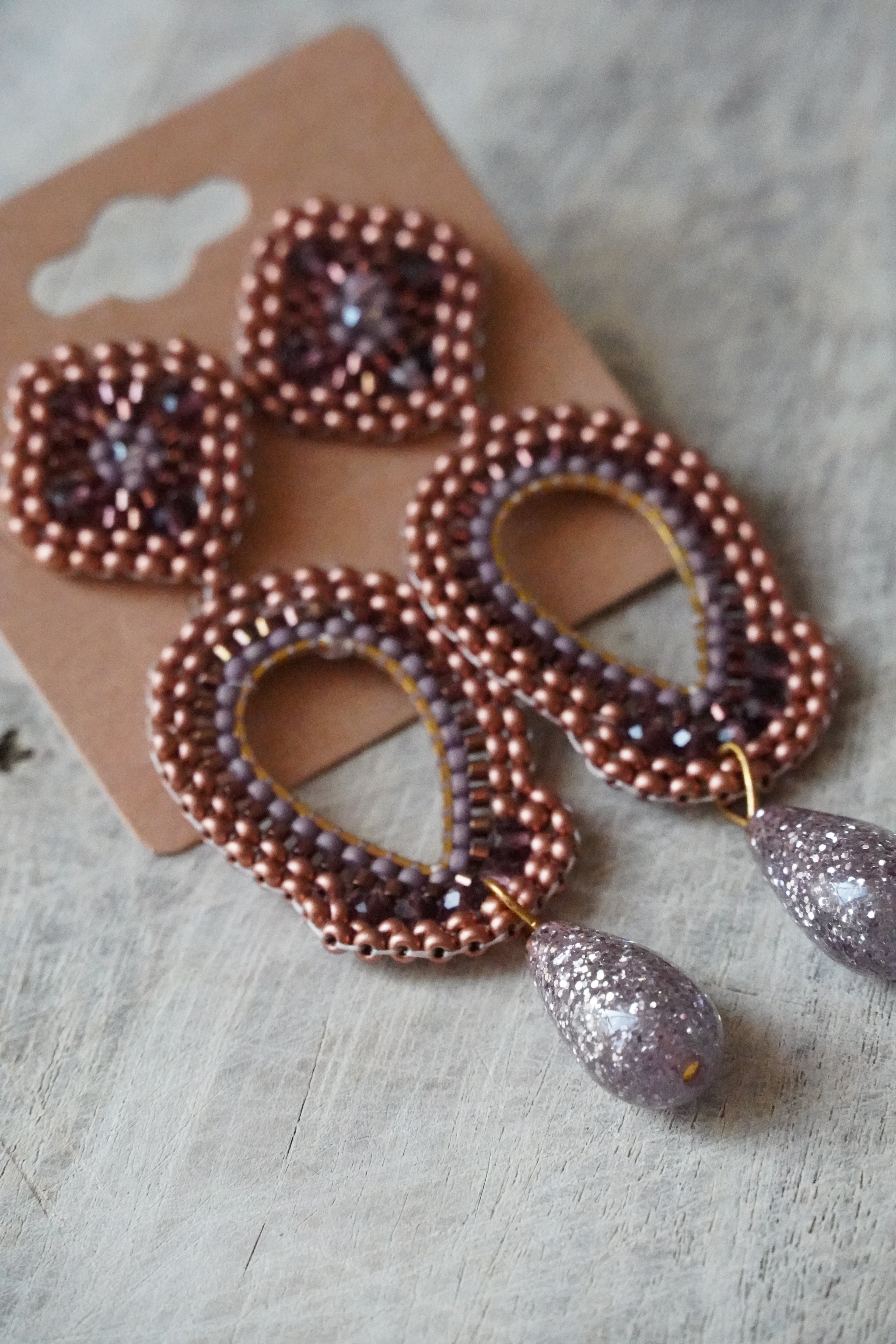 Handgenähte Ohrringe „Josephine“