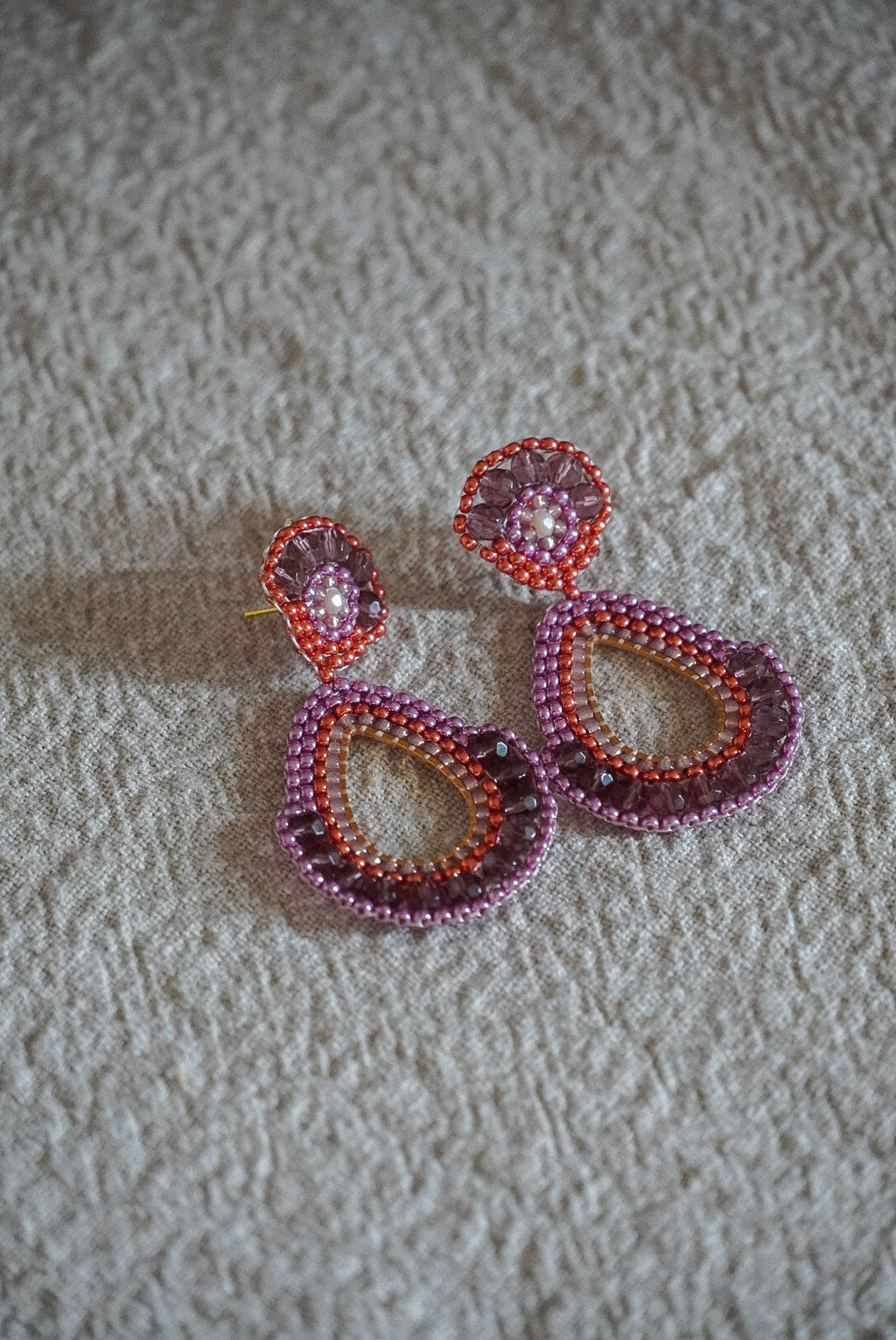 Modell "Frieda" in Pink/Orange