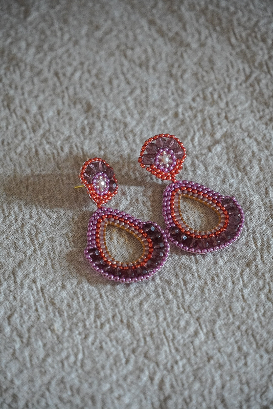 Modell "Frieda" in Pink/Orange