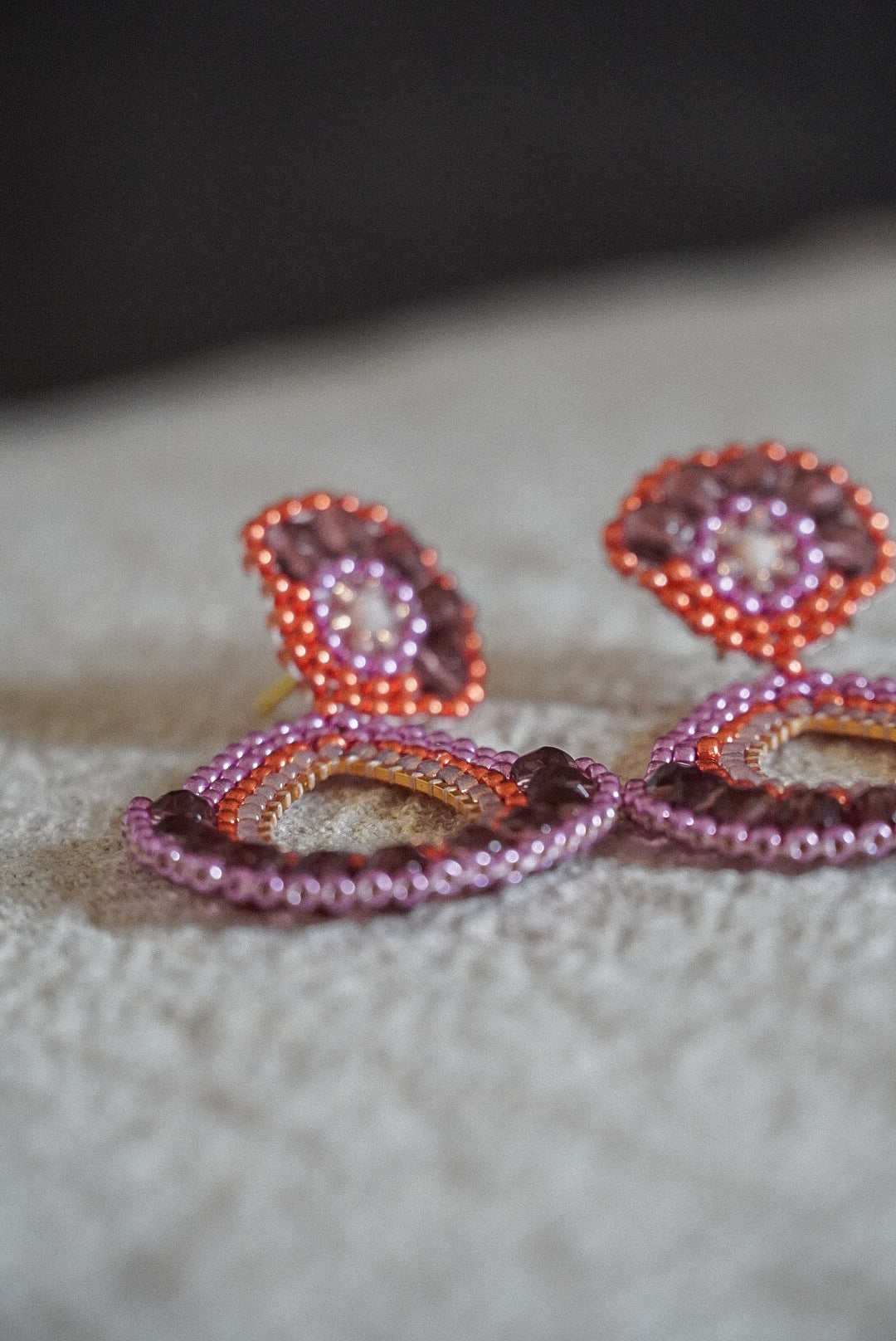 Modell "Frieda" in Pink/Orange