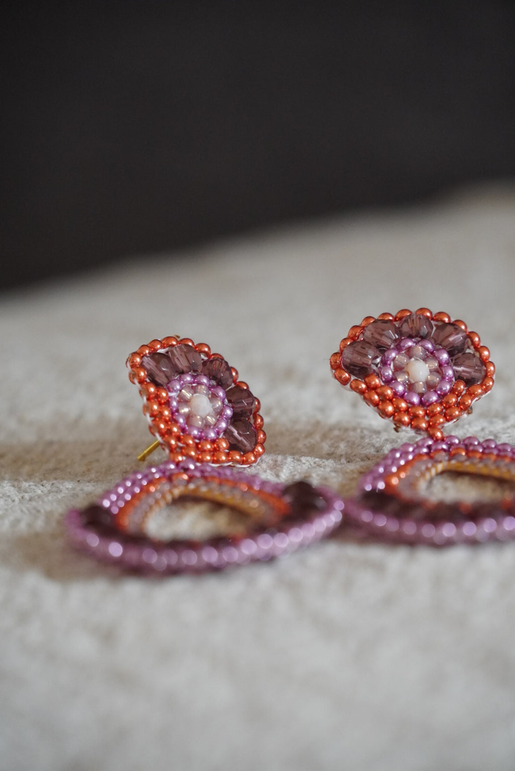 Modell "Frieda" in Pink/Orange